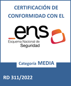 Logo certificado ENS (Esquema Nacional de Seguridad)